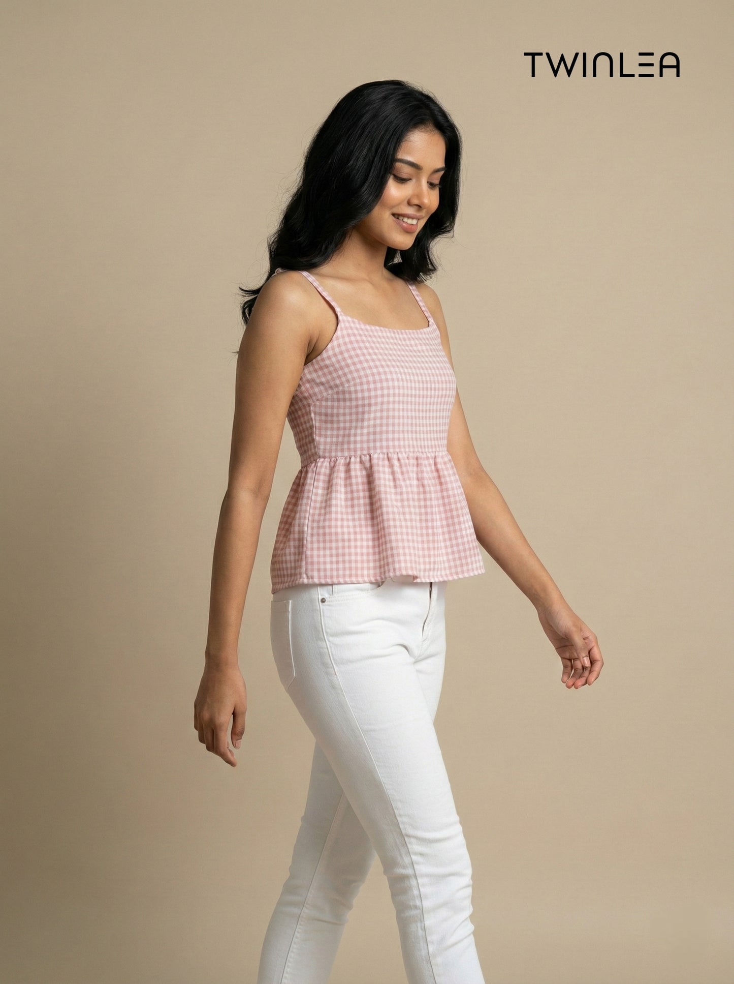 Twinlea Gingham Breeze Top – Dual Collection