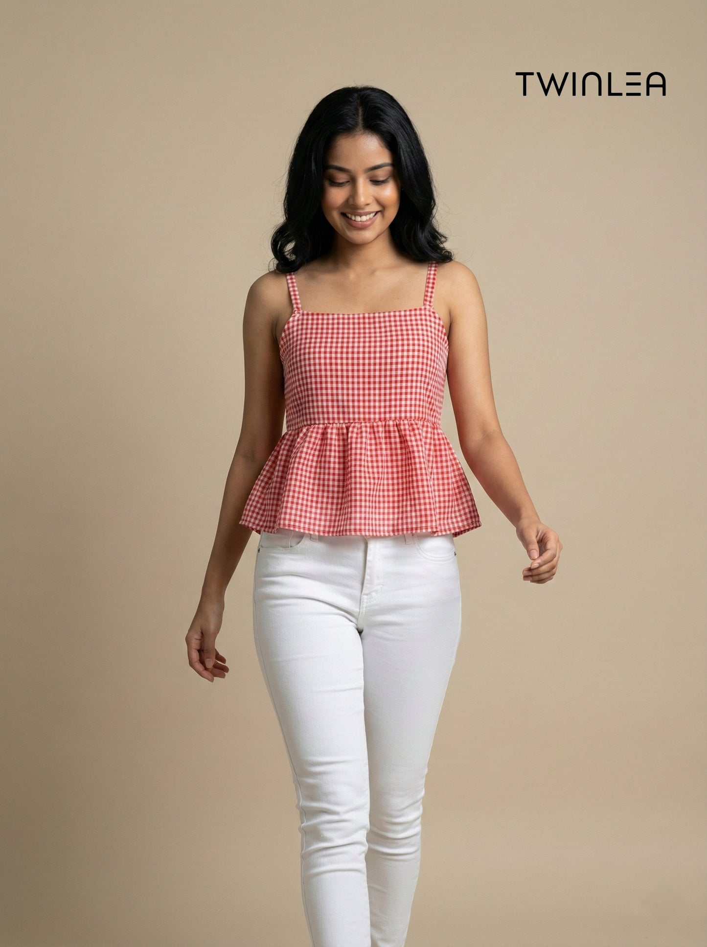 Twinlea Gingham Breeze Top – Dual Collection